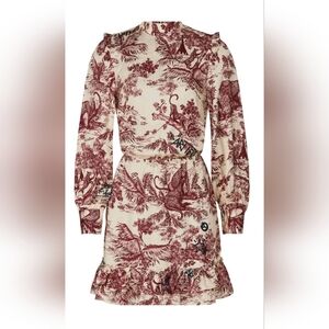 Zadig & Voltaire Rocket Jouy Satin Dress Size L Italy